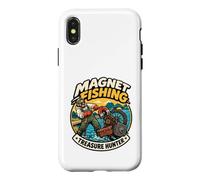 Aimant de pêche au trésor - Cadeau d'aventure en Plein air Coque pour iPhone X/XS