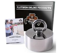 Aimant de pêche puissant à 360 degrés de 907,2 kg | Aimant puissant en néodyme N52 | Pêche magnétique pour le sauvetage et la chasse au trésor dans les rivières et les océans