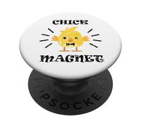 Aimant de Poussin Vintage drôle de Pâques Mignonnes PopSockets PopGrip Adhésif