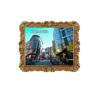 Aimant de réfrigérateur 3D Andorra la Vella - Souvenir de voyage - Décoration de réfrigérateur - Autocollant magnétique - Collection artisanale