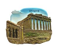 Aimant de réfrigérateur 3D Athènes Grèce Patti Temple Touristique Souvenir Stickers Décoration de maison et de cuisine Grèce Aimant de réfrigérateur en provenance de Chine