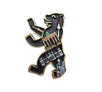 Aimant de réfrigérateur 3D Berlin Allemagne Souvenir de la collection d'autocollants magnétiques pour réfrigérateur