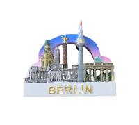 Aimant de réfrigérateur 3D Berlin en résine fait à la main pour la maison et la cuisine