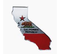 Aimant de réfrigérateur 3D California USA - Cadeau souvenir de voyage - Décoration de maison et de cuisine - Autocollant magnétique - Collection d'aimants de réfrigérateur