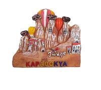 Aimant de réfrigérateur 3D Cappadocia Turquie - Souvenir touristique - Décoration de maison ou de cuisine