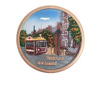 Aimant de réfrigérateur 3D Christchurch Nouvelle-Zélande Souvenir de voyage Cadeau de la maison Cuisine Réfrigérateur Décoration de Réfrigérateur Aimant Magnétique Collection Artisanat