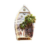 Aimant de réfrigérateur 3D de l'île de Bali en Indonésie, cadeau souvenir souvenir de réfrigérateur