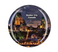 Aimant de réfrigérateur 3D du Canada Quebec - Souvenir de voyage - Cadeau de décoration de cuisine ou de maison