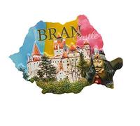 Aimant de réfrigérateur 3D en forme de château de Brasov Roumanie - Cadeau souvenir pour la maison et la cuisine - Décoration de maison et de cuisine