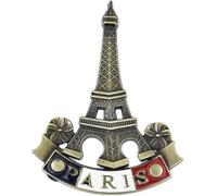 Aimant de réfrigérateur 3D en métal Tour Eiffel Paris France Souvenir Cadeau Décoration Aimants de réfrigérateur Accessoires de cuisine