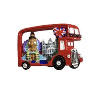 Aimant de réfrigérateur 3D en résine Motif bus de Londres