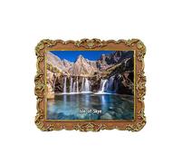 Aimant de réfrigérateur 3D Fairy Pools Isle of Skye Scotland UK Souvenir de voyage Décoration de réfrigérateur Autocollant magnétique Collection artisanale