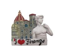 Aimant de réfrigérateur 3D Florence Firenze en résine - Souvenirs touristiques - Décoration de maison et de cuisine en provenance de Chine