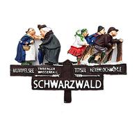 Aimant de réfrigérateur 3D Forêt Noire Allemagne Cadeau souvenir Décoration de maison et de cuisine Autocollant magnétique Schwarzwald Deutschland Collection d'aimants de réfrigérateur