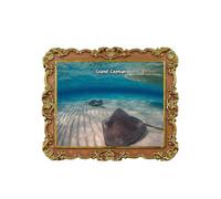 Aimant de réfrigérateur 3D Grand Cayman Îles Caïmans UK souvenir de voyage décoration de réfrigérateur autocollant magnétique Collection artisanale