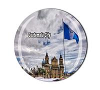 Aimant de réfrigérateur 3D Guatemala City - Souvenir de voyage - Cadeau de collection - Décoration de cuisine