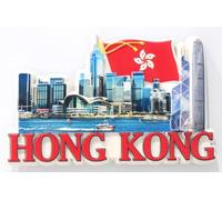Aimant de réfrigérateur 3D Hong Kong - Souvenir de voyage