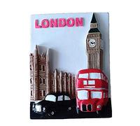 Aimant de réfrigérateur 3D London UK souvenir de voyage collection cadeau décoration maison et cuisine aimant de réfrigérateur Angleterre