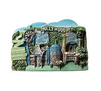 Aimant de réfrigérateur 3D Los Angeles USA en résine fait à la main pour décoration de maison et de cuisine