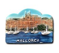 Aimant de réfrigérateur 3D Mallorca Espagne Souvenirs de voyage, fait à la main Mallorca Aimant de réfrigérateur Décoration de la maison et de la cuisine