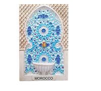 Aimant de réfrigérateur 3D Maroc Souvenir de voyage Cadeau Maison Cuisine Réfrigérateur Décoration Autocollant Magnétique Collection Artisanat
