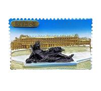 Aimant de réfrigérateur 3D Palais de Versailles Paris France Souvenir de voyage Décoration de réfrigérateur Autocollant magnétique Collection artisanale
