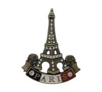 Aimant de réfrigérateur 3D Paris France Diamant Tour en métal Souvenirs de voyage Aimant de réfrigérateur Décoration de maison et de cuisine