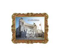 Aimant de réfrigérateur 3D Piazza Venezia Rome Italie Souvenir de voyage Décoration de réfrigérateur Autocollant magnétique Craft Collection