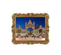 Aimant de réfrigérateur 3D Place Stanislas Nancy France Souvenir de voyage Décoration de réfrigérateur Autocollant magnétique