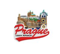 Aimant de réfrigérateur 3D Prague République tchèque souvenir