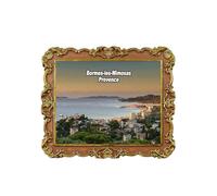 Aimant de réfrigérateur 3D Provence France Souvenir de voyage Décoration de réfrigérateur magnétique Collection artisanale