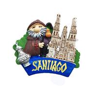 Aimant de réfrigérateur 3D Santiago La capitale du Chili - Cadeau souvenir - Décoration de maison et de cuisine - Aimant de réfrigérateur Santiago Chili