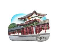 Aimant de réfrigérateur 3D Seoul Corée Souvenirs touristiques autocollants pour décoration de maison et de cuisine