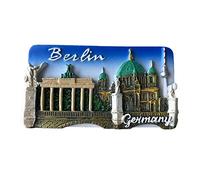 Aimant de réfrigérateur 3D souvenir de l'Allemagne de Berlin pour décoration de maison et de cuisine