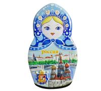 Aimant de réfrigérateur 3D souvenir de voyage en Russie Attractions de la ville Aimant décoratif pour réfrigérateur Décoration de cuisine
