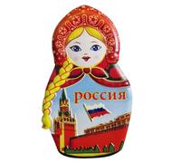 Aimant de réfrigérateur 3D souvenir de voyage en Russie Attractions de la ville Aimant décoratif pour réfrigérateur Décoration de cuisine