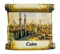 Aimant de réfrigérateur 3D souvenir touristique du Caire Egypte
