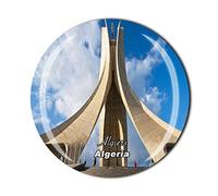 Aimant de réfrigérateur Algiers Algérie, souvenir de voyage, cadeau de maison, décoration de cuisine, autocollant magnétique en cristal pour réfrigérateur