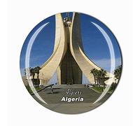 Aimant de réfrigérateur Algiers Algérie, souvenir de voyage, cadeau de maison, décoration de cuisine, autocollant magnétique en cristal pour réfrigérateur