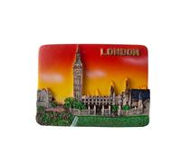 Aimant de réfrigérateur Angleterre Londres Royaume-Uni Big Ben Westminster | Aimant de réfrigérateur Angleterre Londres Royaume-Uni - Big Ben et Westminster - Aimant 3D souvenir collection W5