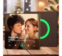 Aimant de Réfrigérateur avec Album Musical Personnalisé, Magnet Musical Personnalisable Photo Peuvent Jouer des Chansons Cadeau de Noël Cadeau de Saint-Valentin pour Les Couples, 4.0 Amélioré