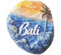 Aimant de réfrigérateur Bali Indonésie Tourisme Souvenir touristique Décoration de réfrigérateur magnétique Autocollant 3D Artisanat