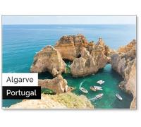 Aimant de réfrigérateur « Beautiful Coast of Algarve in Lagos South Portugal »