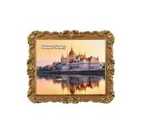 Aimant de réfrigérateur Budapest Hongrie en 3D - Souvenir de voyage - Décoration de réfrigérateur - Autocollant magnétique - Collection artisanale