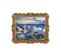 Aimant de réfrigérateur Buenos Aires Argentine 3D Souvenir de voyage Décoration de réfrigérateur Autocollant magnétique Craft Collection
