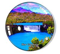 Aimant de réfrigérateur de Nouvelle-Calédonie Aimant de réfrigérateur congélateur Aimant Souvenir Décoration Aimant Autocollant Verre Artisanat