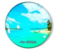 Aimant de réfrigérateur de Nouvelle-Calédonie Aimant de réfrigérateur congélateur Aimant Souvenir Décoration Aimant Autocollant Verre Artisanat