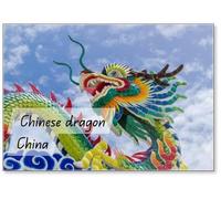 Aimant de réfrigérateur Dragon chinois