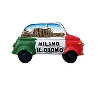 Aimant de réfrigérateur en 3D avec cathédrale de Milan - Cadeau souvenir