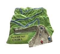 Aimant de réfrigérateur en 3D de Beijing en Chine - Souvenirs de voyage - Fait à la main - En résine - Décoration d'intérieur - Autocollant pour réfrigérateur de Pékin